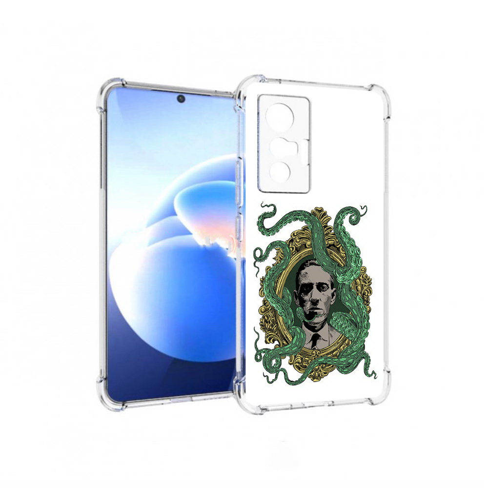 

Чехол MyPads Tocco для Vivo X70 портрет с кракеном, Прозрачный, Tocco