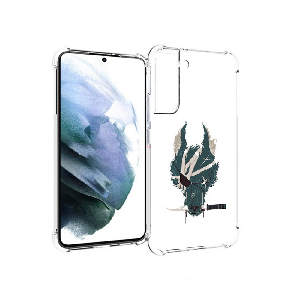 

Чехол MyPads Tocco для Samsung Galaxy S22 Plus волк-разбойник (PT226933.535.271), Прозрачный, Tocco