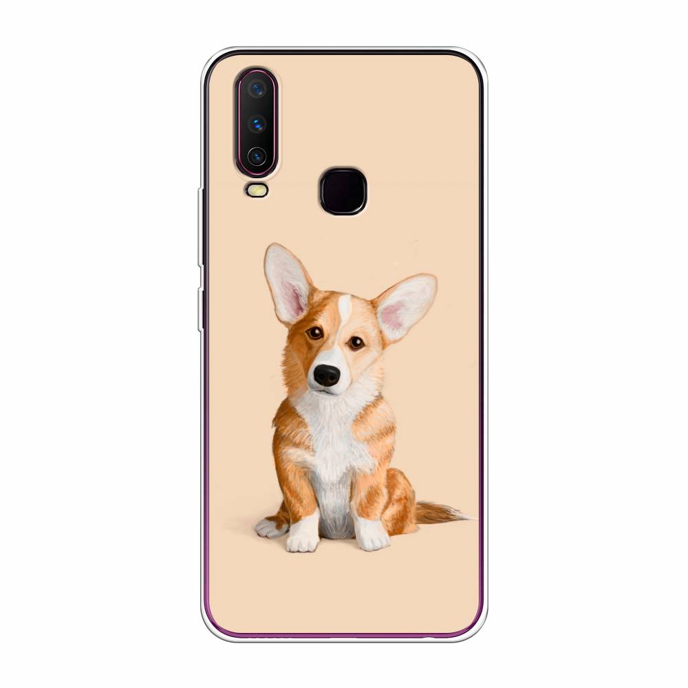 

Чехол для Vivo Y12/Y17 "Грустный Корги", Коричневый;бежевый, 261750-1