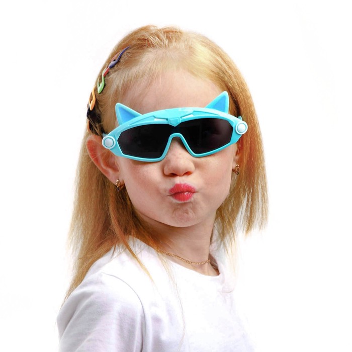 

Очки детские поляризационные, линза 3.3х5.2 см, ширина 14 см, дужка 13 см