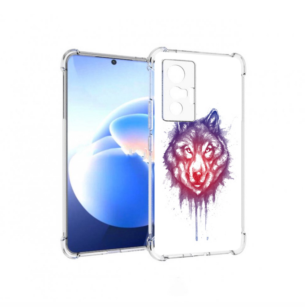 

Чехол MyPads Tocco для Vivo X70 пушистый волк, Прозрачный, Tocco