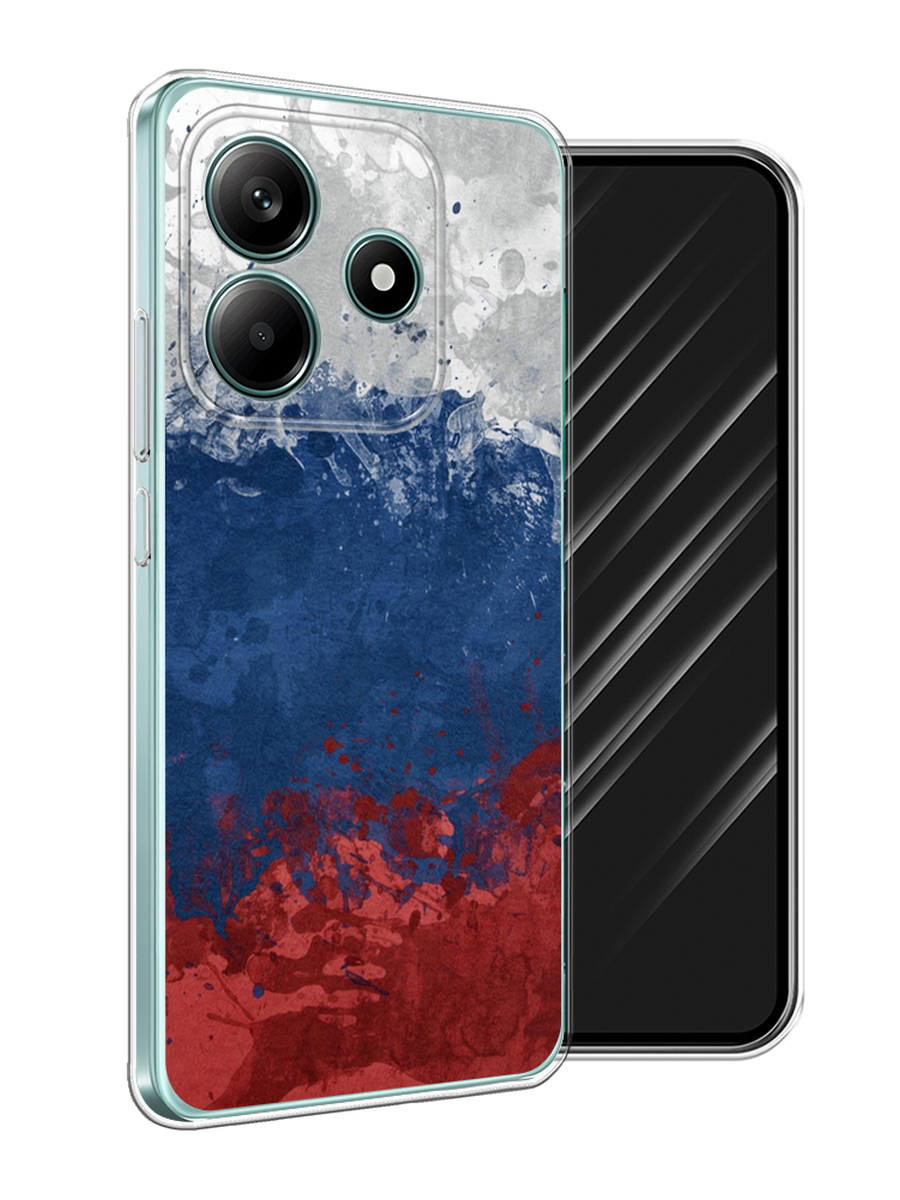 

Чехол Awog на Xiaomi Redmi Note 14 5G "Флаг России неровный", Белый;синий;красный, 323850-1