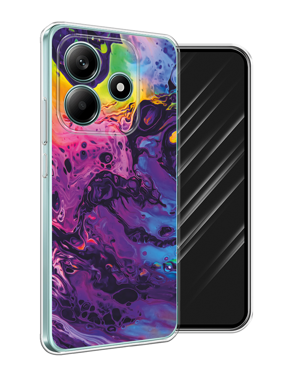 

Чехол Awog на Xiaomi Redmi Note 14 5G "ACID fluid", Бордовый, 323850-1