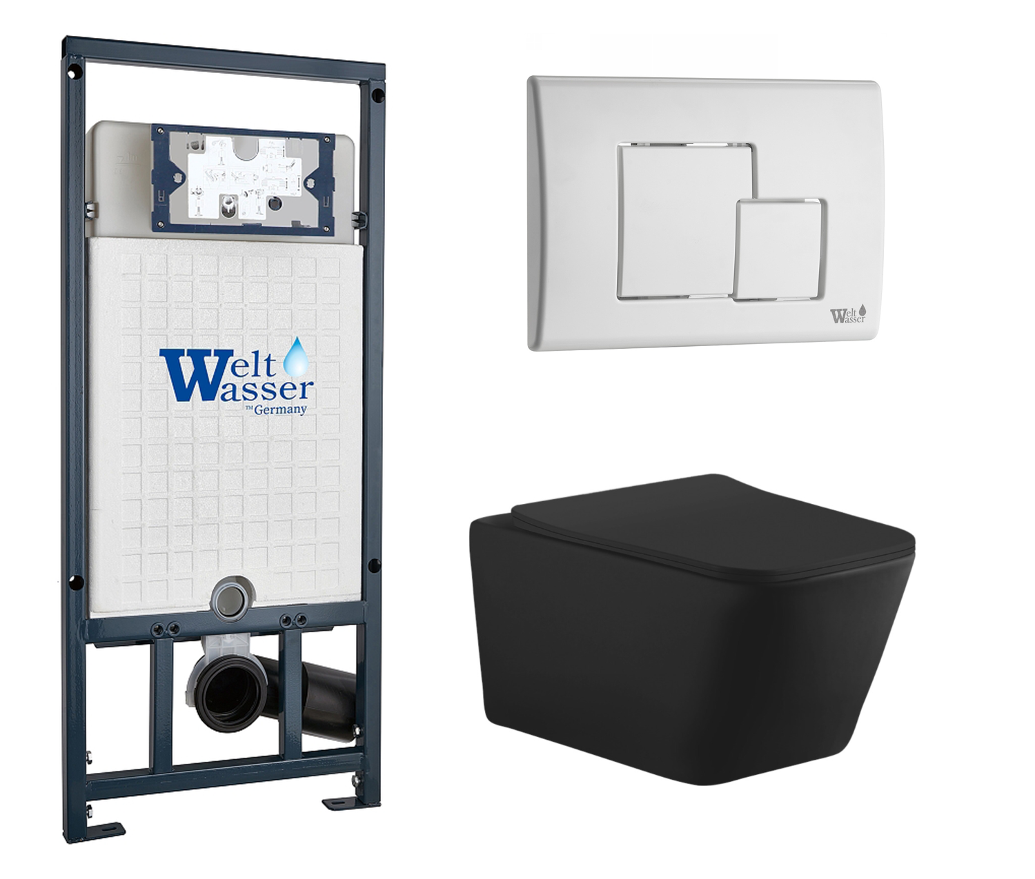

Комплект: инсталляция WeltWasser Marberg 507 + унитаз Tavr с кнопкой белой