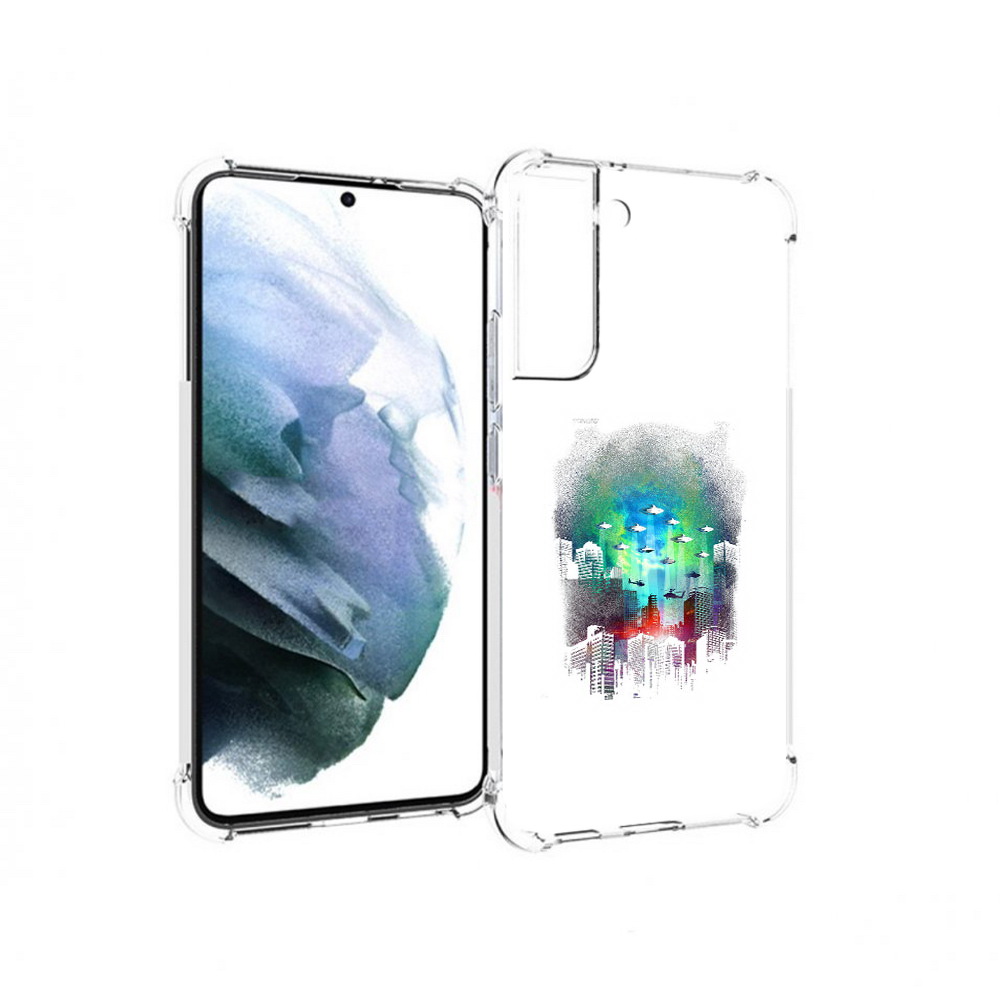 

Чехол MyPads Tocco для Samsung Galaxy S22 Plus город в свечении (PT226933.535.296), Прозрачный, Tocco