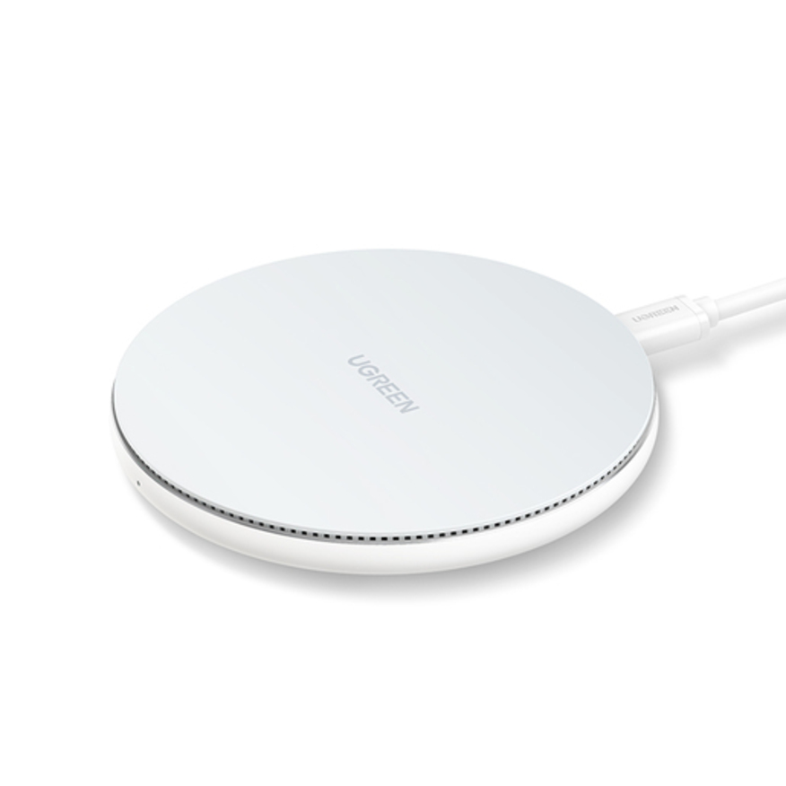 Беспроводное зарядное устройство uGreen CD191 (40122) Wireless Charging Pad белый (40122)