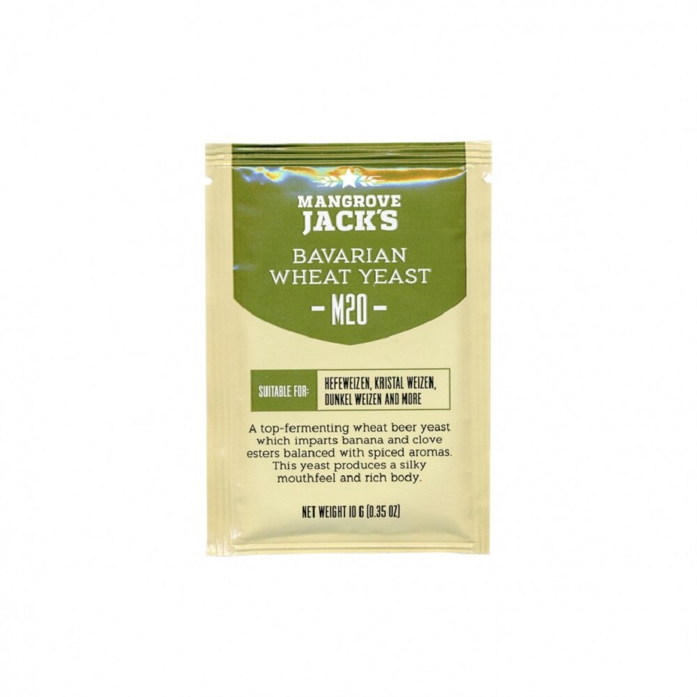 

Пивные дрожжи Mangrove Jack's Bavarian "Wheat M20", 10 г, Wheat M20