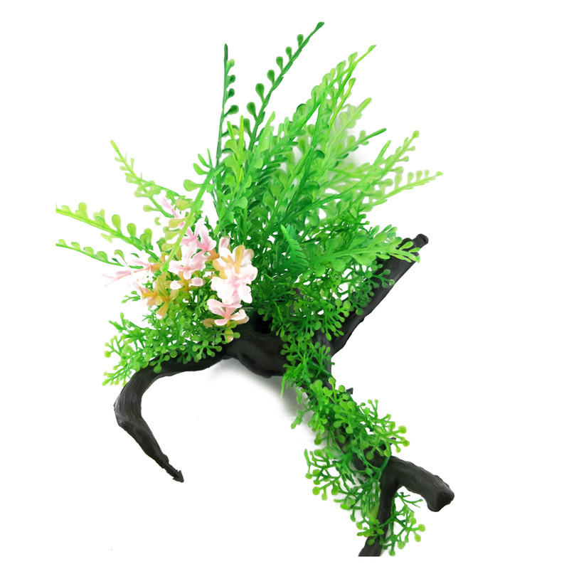 Искусственное аквариумное растение Ripoma с корягой 00112870 12х10 см