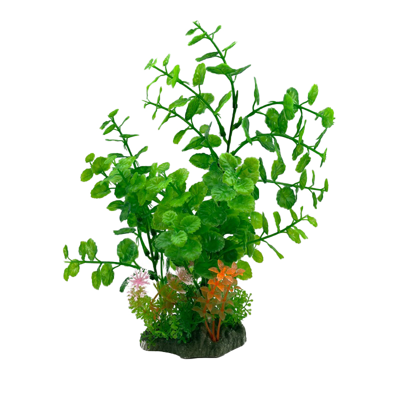 Искусственное аквариумное растение Ripoma Кустик 00112873 9х28 см