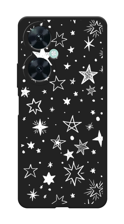 

Чехол Awog на Huawei Nova 11i "Звездочки графика белая", Прозрачный;белый, 6121752-1