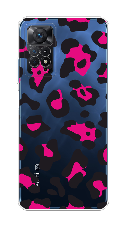 

Чехол на Xiaomi Redmi Note 11 Pro "Pink cow spots", Черный;розовый, 314750-1