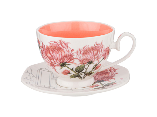 

Чайная Пара Lefard "Blossom" 240Мл 165-518, Белый;розовый