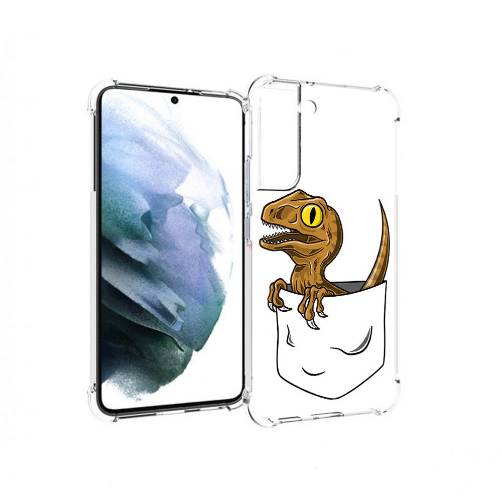 

Чехол MyPads Tocco для Samsung Galaxy S22 Plus динозавр в кармане (PT226933.535.327), Прозрачный, Tocco