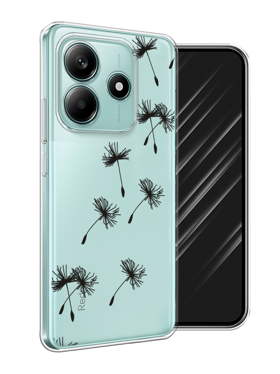 

Чехол Awog на Xiaomi Redmi Note 14 5G "Летящие одуванчики", Черный, 323850-1