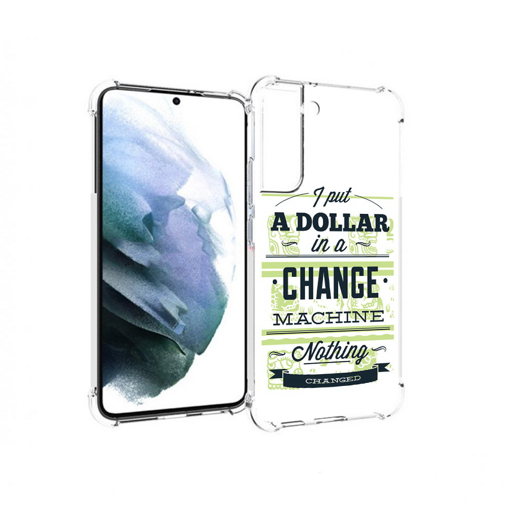 

Чехол MyPads Tocco для Samsung Galaxy S22 Plus доллар надпись (PT226933.535.336), Прозрачный, Tocco