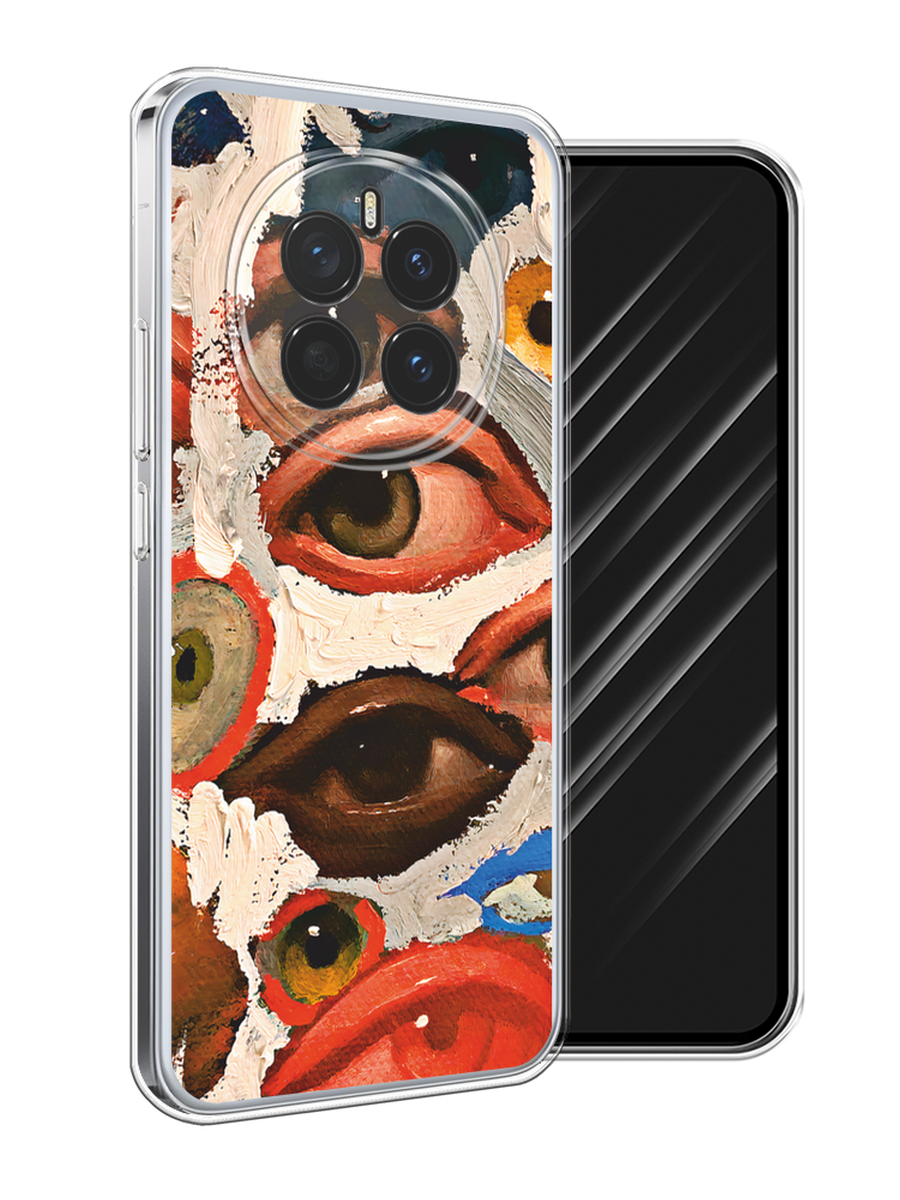 

Чехол Awog на Honor Magic 7 "Глаза масляная живопись", Серый;бежевый;красный, 6125550-1