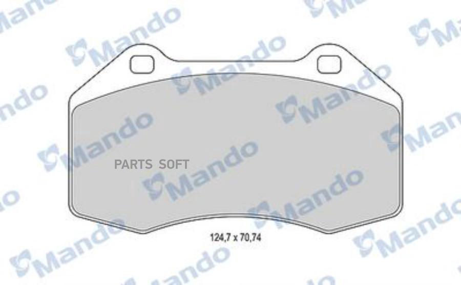 

Колодки тормозные MAZDA 3 (13-) передние (4шт.) MANDO