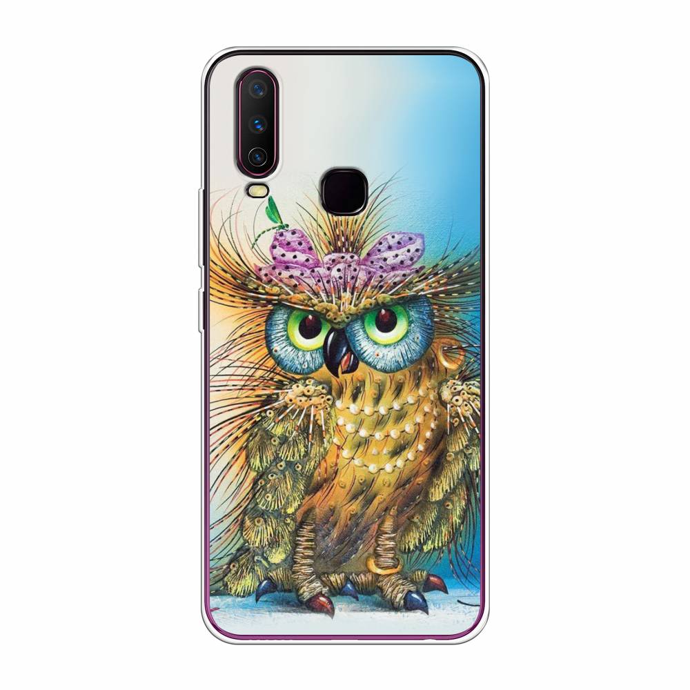 

Чехол для Vivo Y12/Y17 "Модная сова", Коричневый;голубой, 261750-1