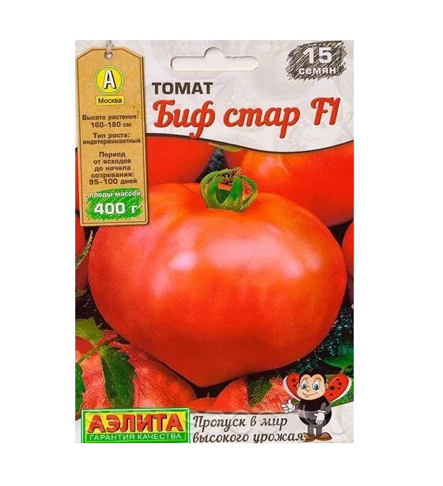 

Семена томат Аэлита Биф Стар F1 94886 1 уп.