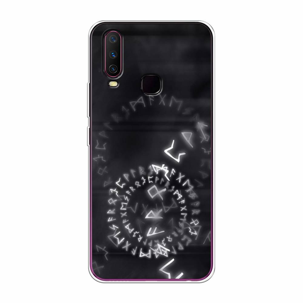 

Чехол для Vivo Y12/Y17 "Руны", Серый;черный, 261750-3