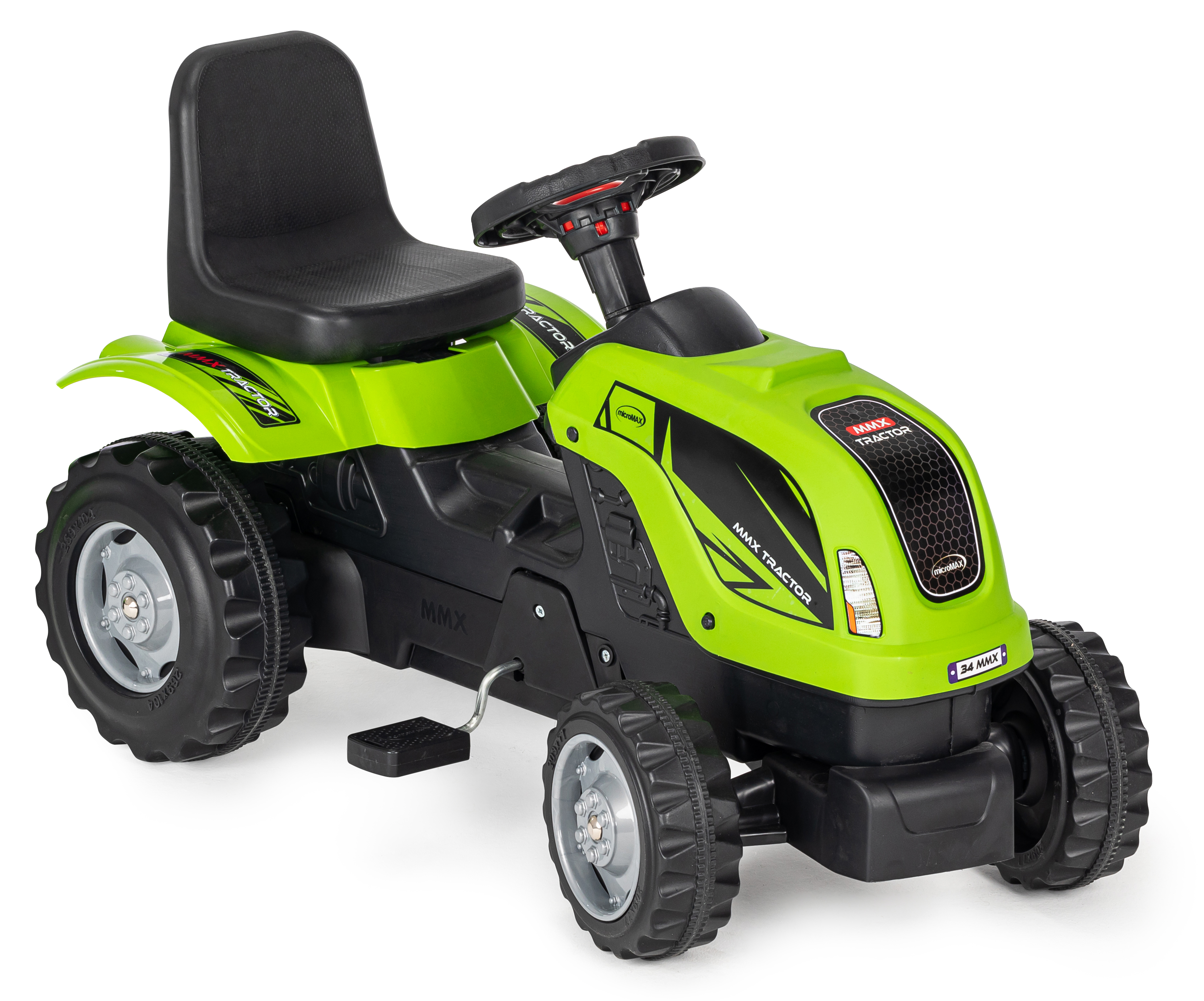Трактор педальный MMX детский зеленый