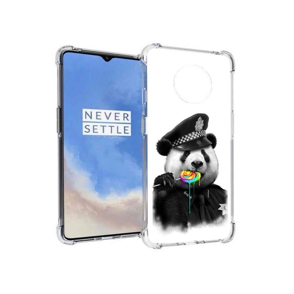 

Чехол MyPads Tocco для OnePlus 7T Панда полиция (PT227044.138.130), Прозрачный, Tocco