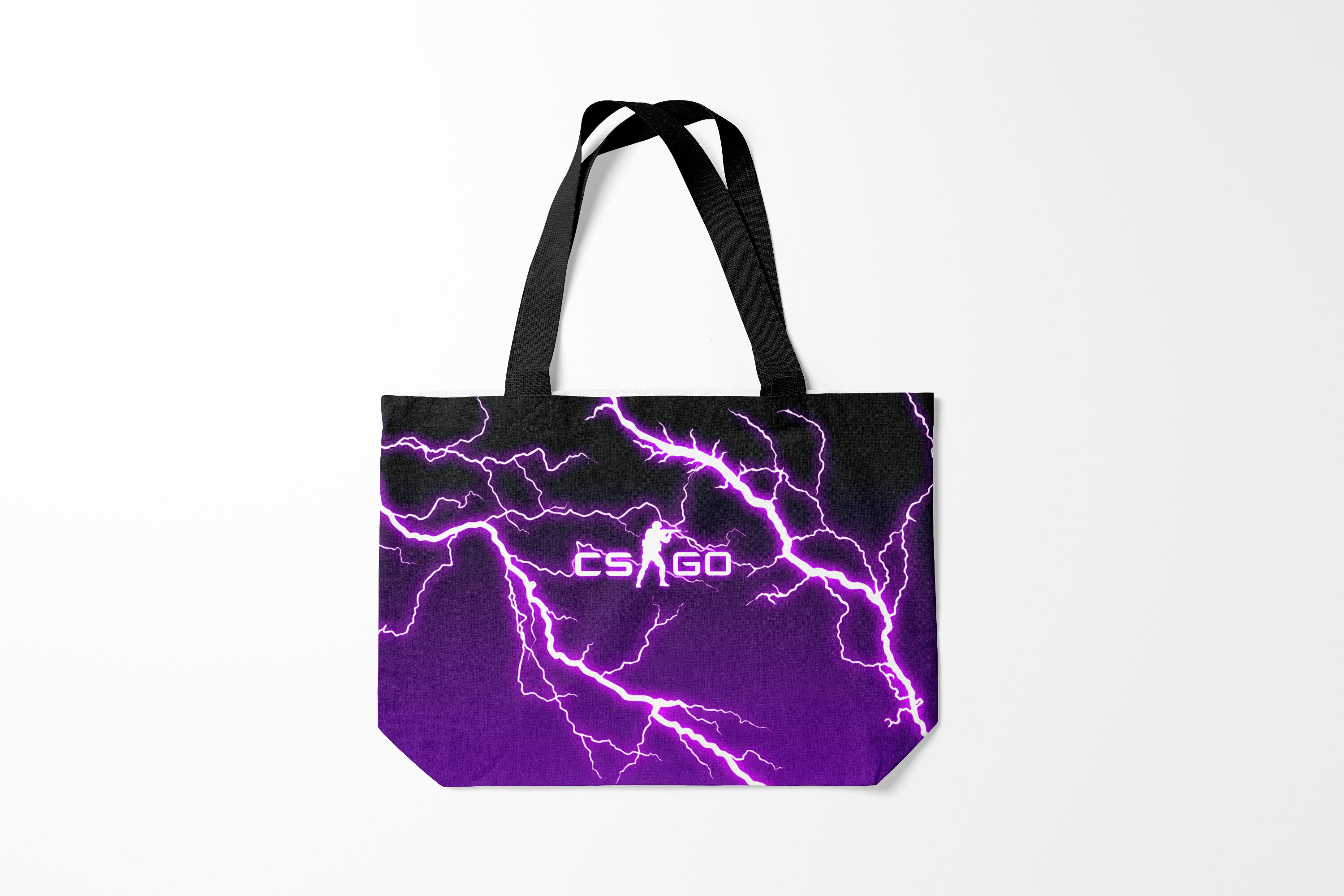 

Сумка шoппер унисекс Burnettie Counter Strike CS GO LIGHTNING STYLE, фиолетовый, Counter Strike CS GO LIGHTNING STYLE
