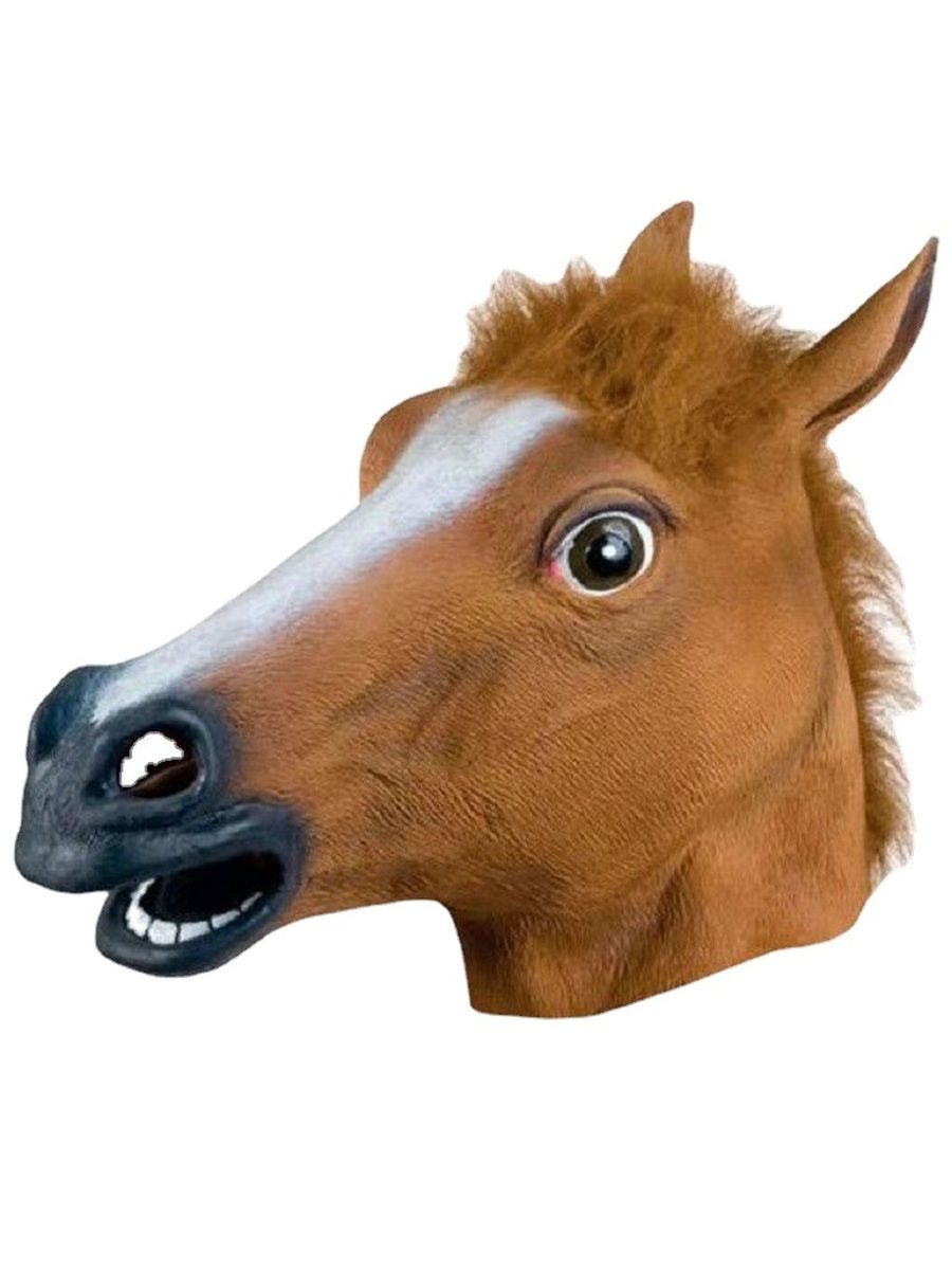 Карнавальная Маска Французский Дворик Конь Рыжий
