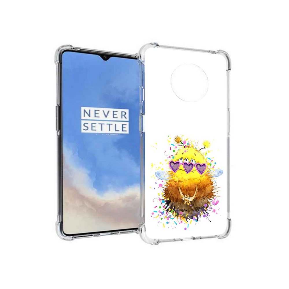 

Чехол MyPads Tocco для OnePlus 7T Пушитый шмель (PT227044.138.143), Прозрачный, Tocco