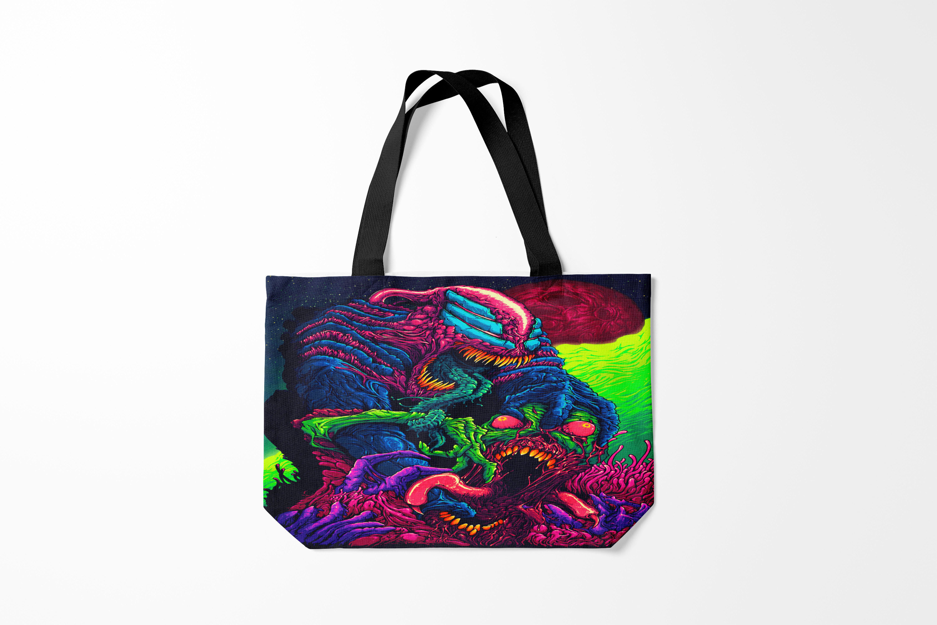

Сумка шoппер унисекс Burnettie Counter Strike CS GO hyper beast skin, разноцветный, Counter Strike CS GO hyper beast skin