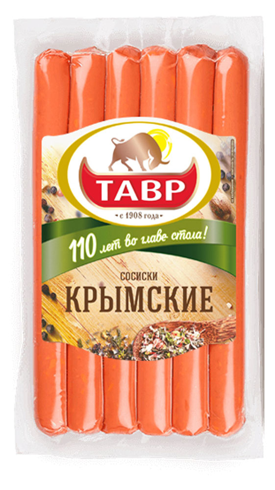 

Сосиски Тавр Крымские 350 г
