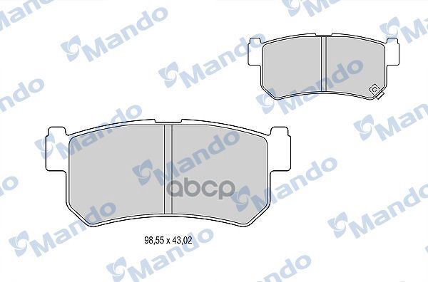 

Колодки тормозные SSANGYONG Actyon (06-),Kyron (05-),Rexton (06-) (5-LINK) задние (4шт.) M
