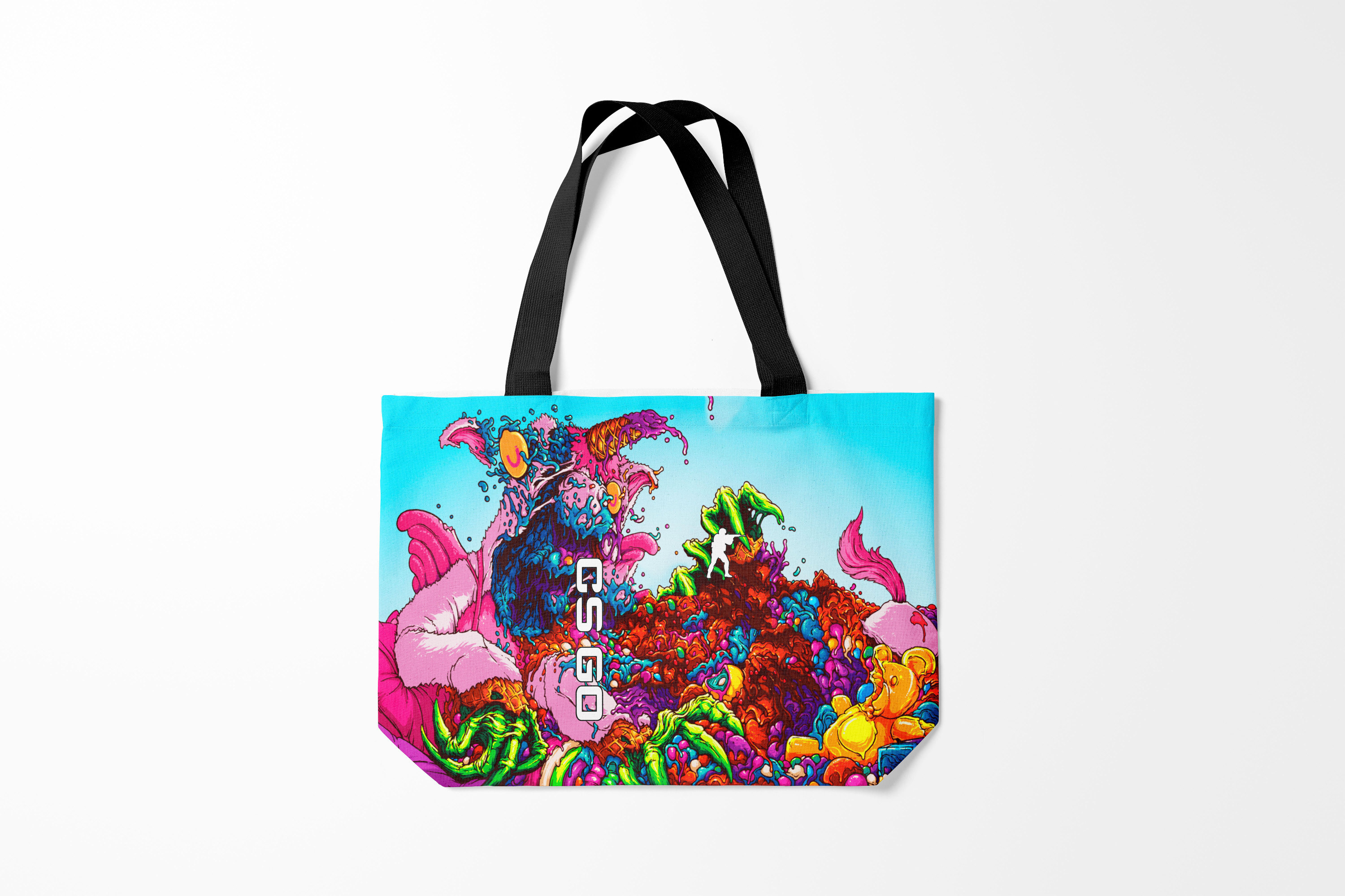 

Сумка шoппер унисекс Burnettie Counter Strike CS GO HYPER BEAST, разноцветный, Counter Strike CS GO HYPER BEAST