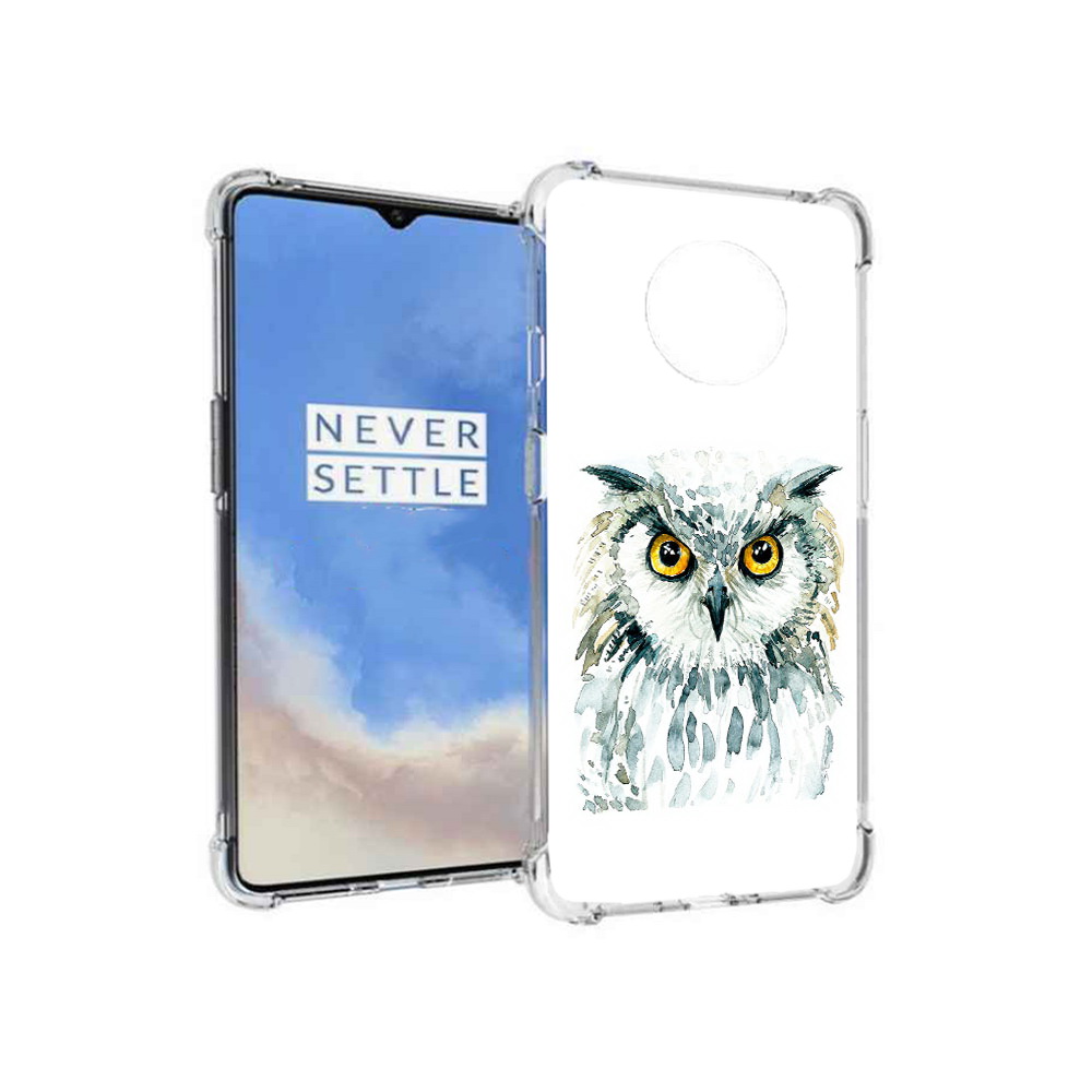 

Чехол MyPads Tocco для OnePlus 7T Серьезная сова (PT227044.138.156), Прозрачный, Tocco