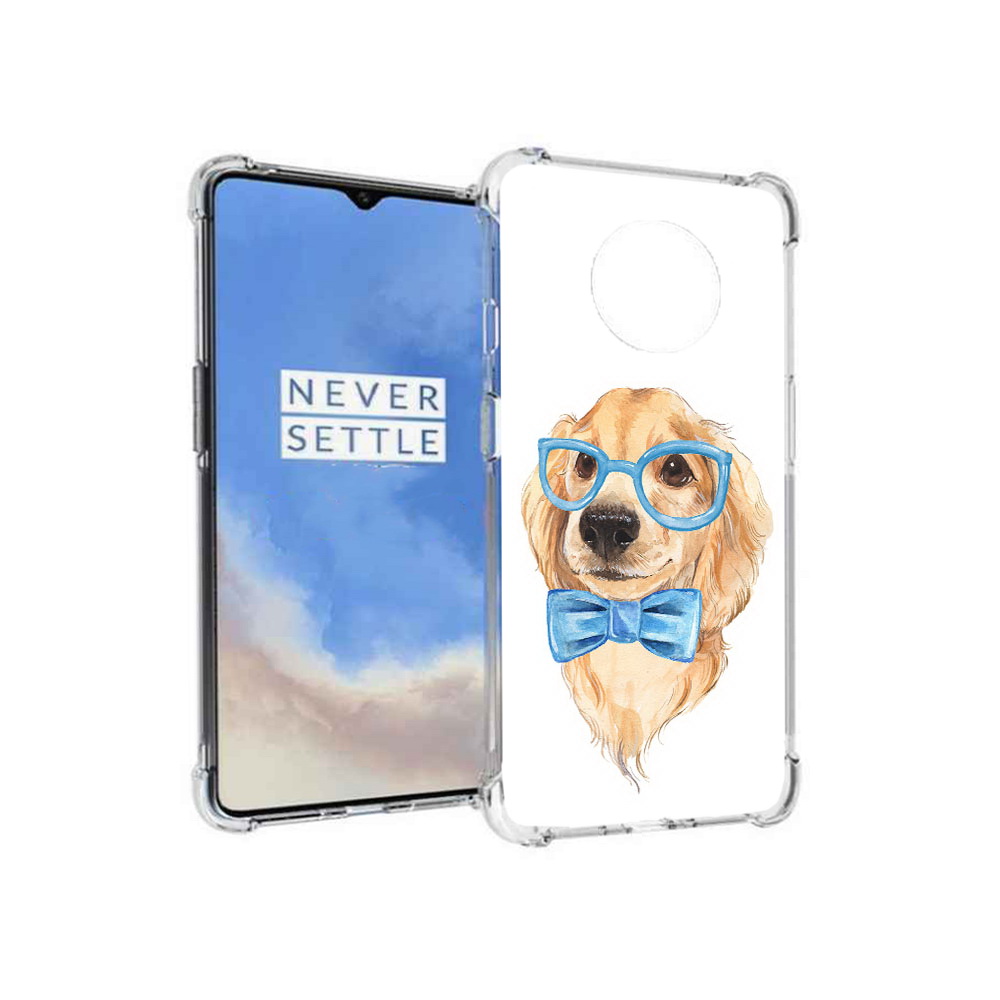 

Чехол MyPads Tocco для OnePlus 7T Собака интеллигент (PT227044.138.159), Прозрачный, Tocco