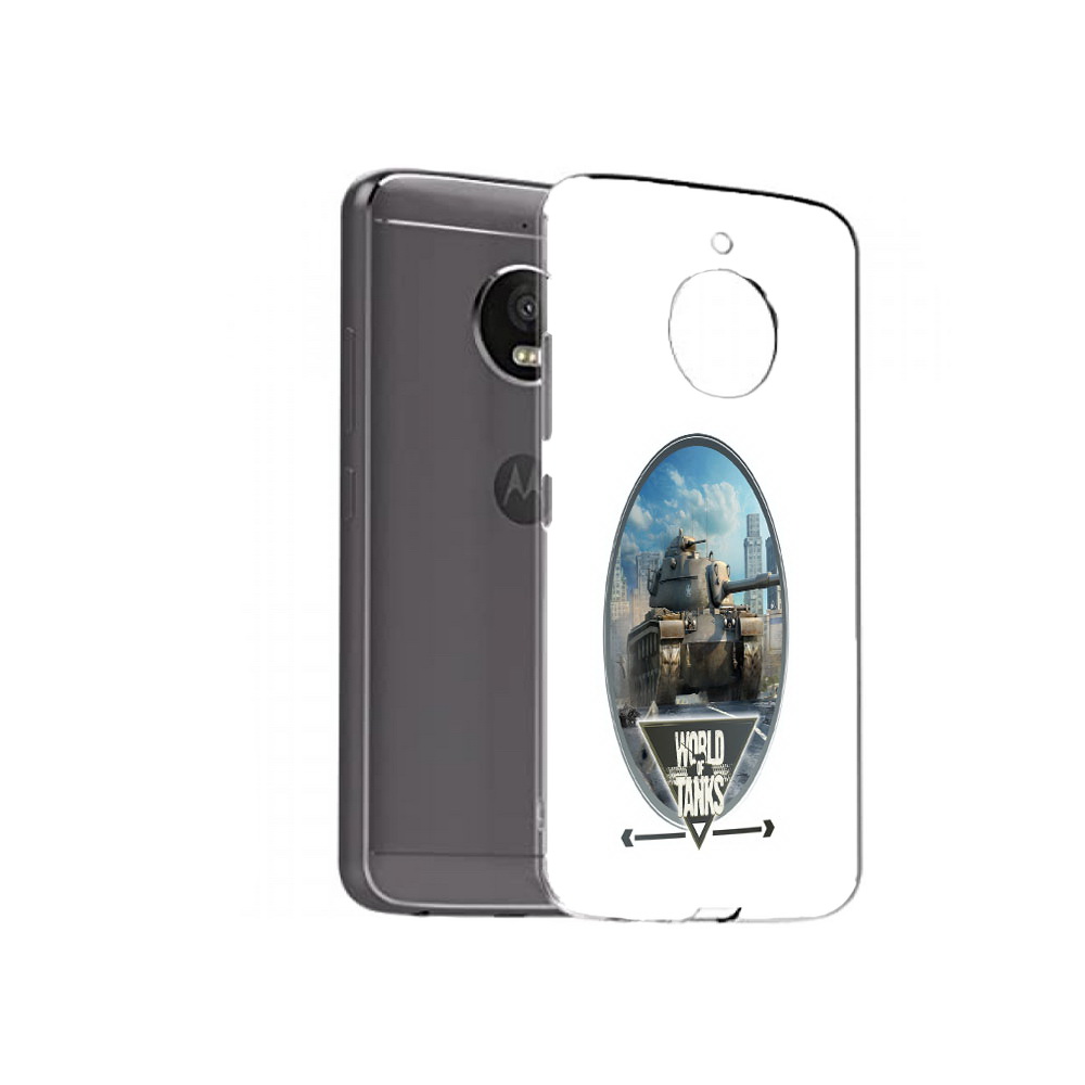 

Чехол MyPads Tocco для Motorola Moto E4 Plus игра с танками (PT100001.341.375), Прозрачный, Tocco