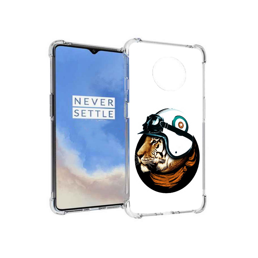 

Чехол MyPads Tocco для OnePlus 7T Тигр в шлеме (PT227044.138.171), Прозрачный, Tocco