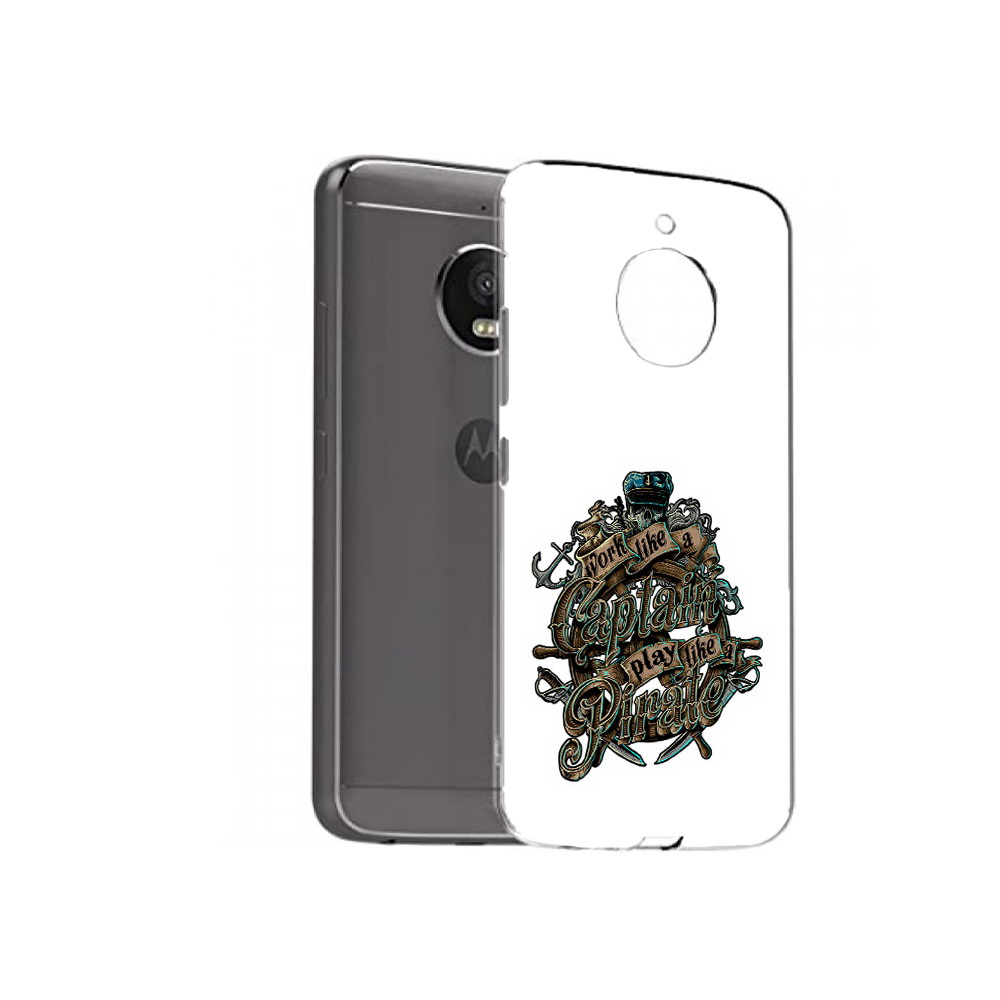 

Чехол MyPads Tocco для Motorola Moto E4 Plus капитан пиратов (PT100001.341.385), Прозрачный, Tocco