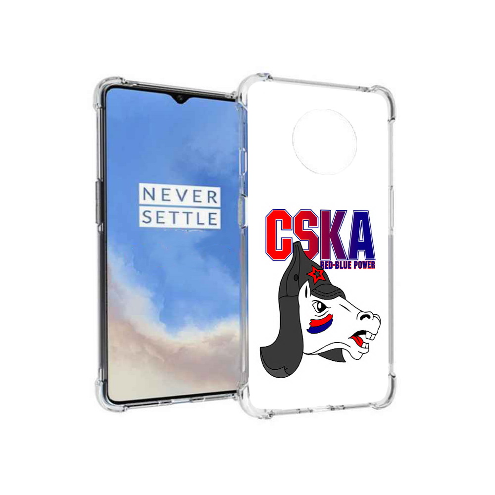 

Чехол MyPads Tocco для OnePlus 7T ФК ЦСК лошадка россия (PT227044.138.179), Прозрачный, Tocco