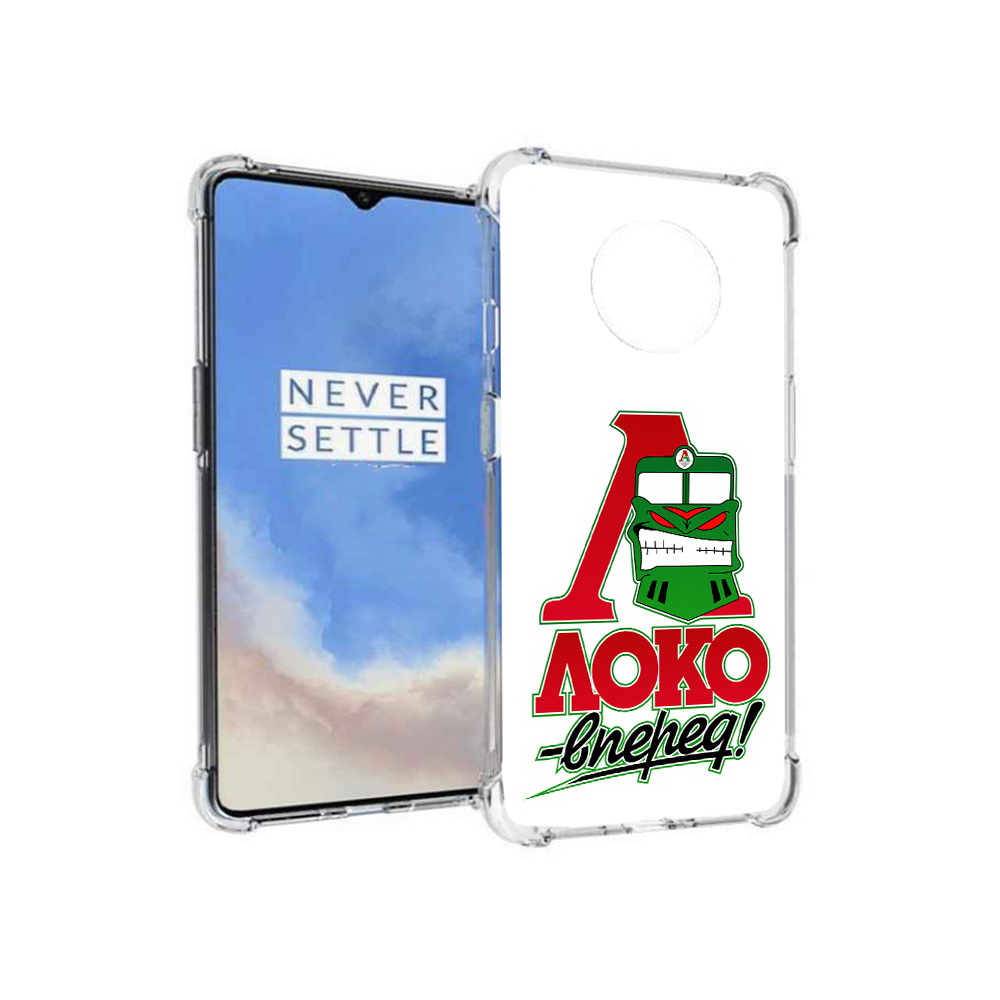 

Чехол MyPads Tocco для OnePlus 7T ФК локо вперед (PT227044.138.181), Прозрачный, Tocco