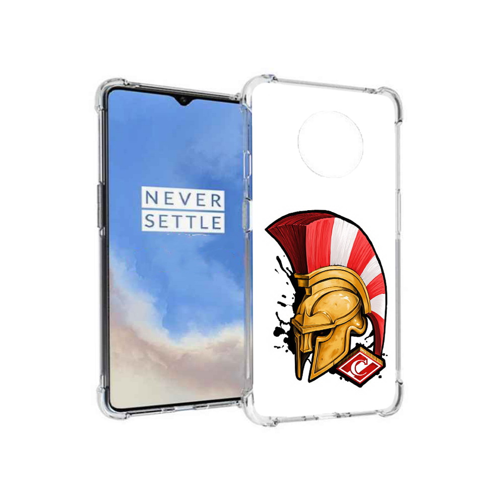 

Чехол MyPads Tocco для OnePlus 7T ФК спартак шлем (PT227044.138.185), Прозрачный, Tocco