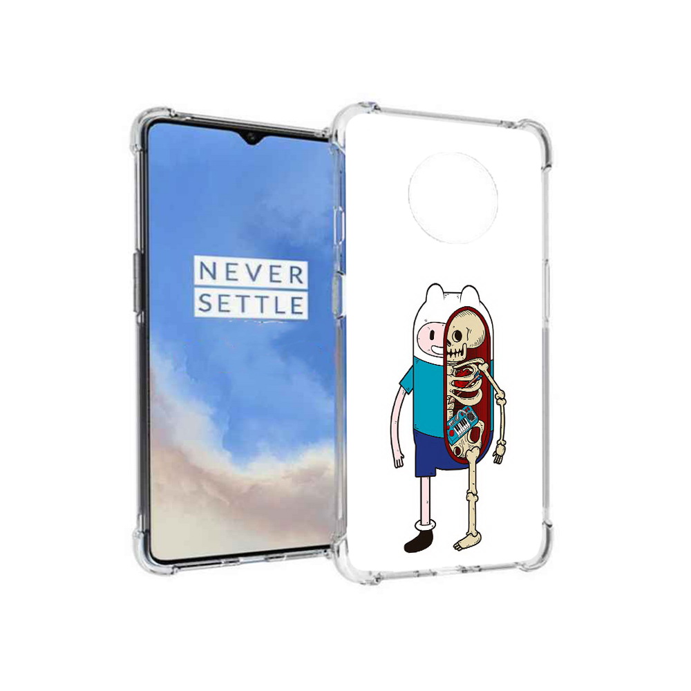 

Чехол MyPads Tocco для OnePlus 7T Финн скелет (PT227044.138.187), Прозрачный, Tocco