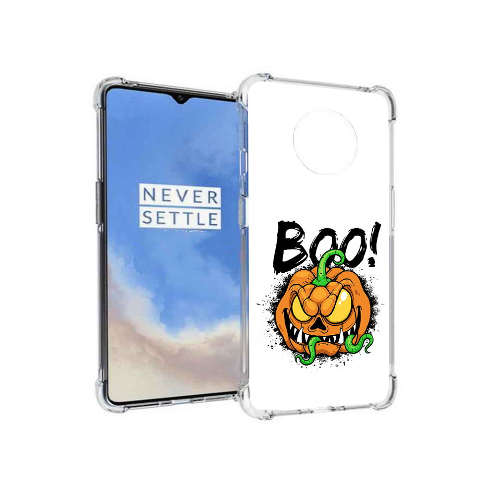 

Чехол MyPads Tocco для OnePlus 7T Хэллоуин бу (PT227044.138.193), Прозрачный, Tocco