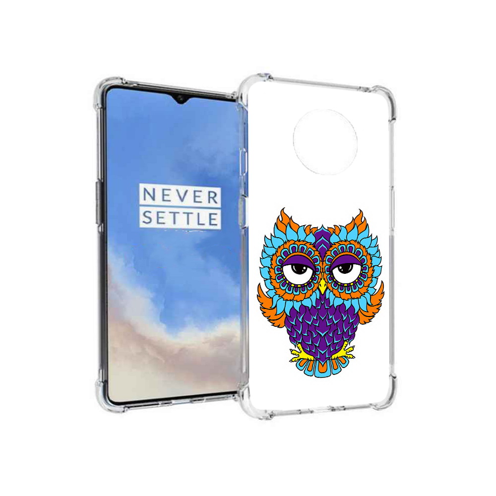 

Чехол MyPads Tocco для OnePlus 7T Цветная сова (PT227044.138.198), Прозрачный, Tocco