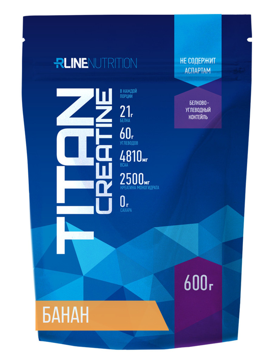 фото R-line titan creatine (0.6 кг) банан rline