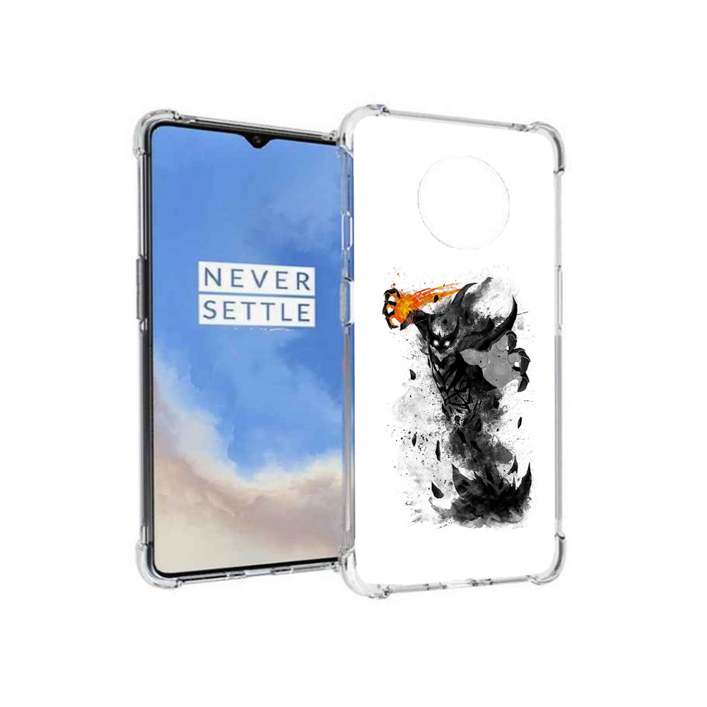 

Чехол MyPads Tocco для OnePlus 7T nevermore черно белый (PT227044.138.21), Прозрачный, Tocco