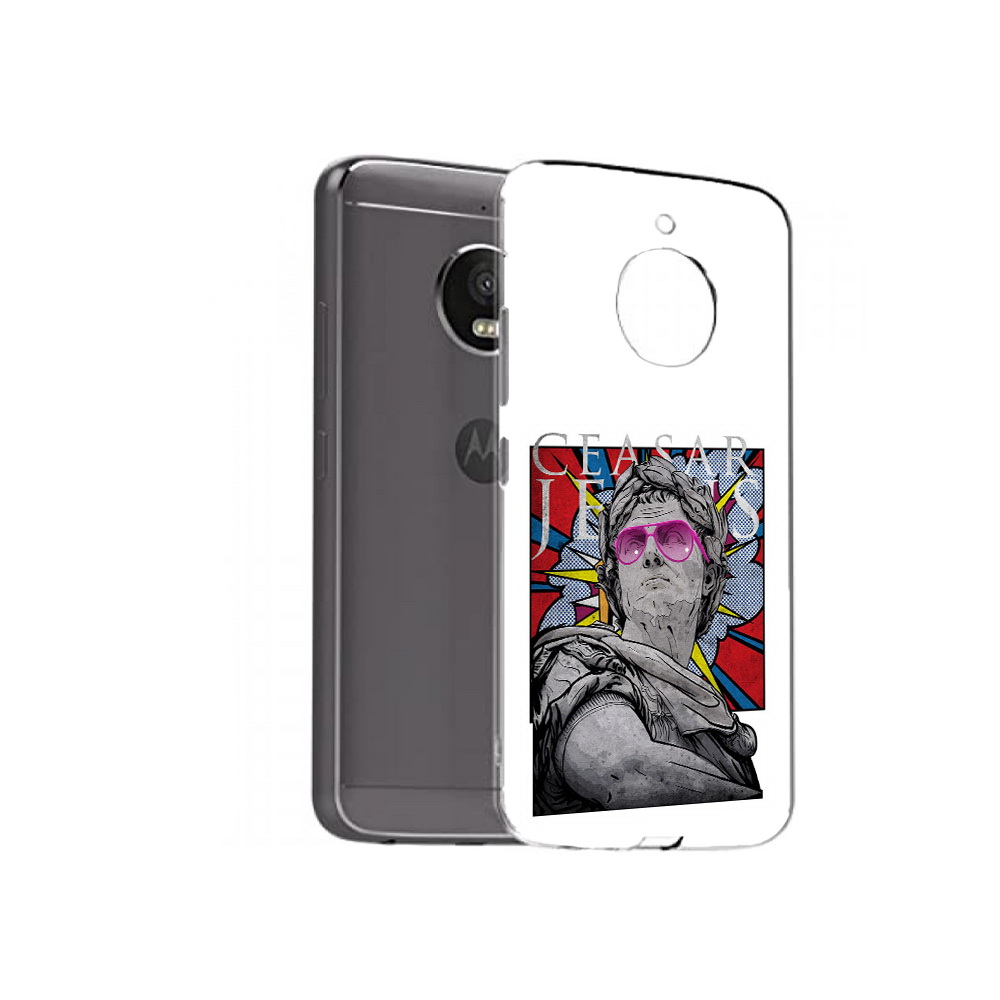 

Чехол MyPads Tocco для Motorola Moto E4 Plus крутая статуя свободы (PT100001.341.423), Прозрачный, Tocco