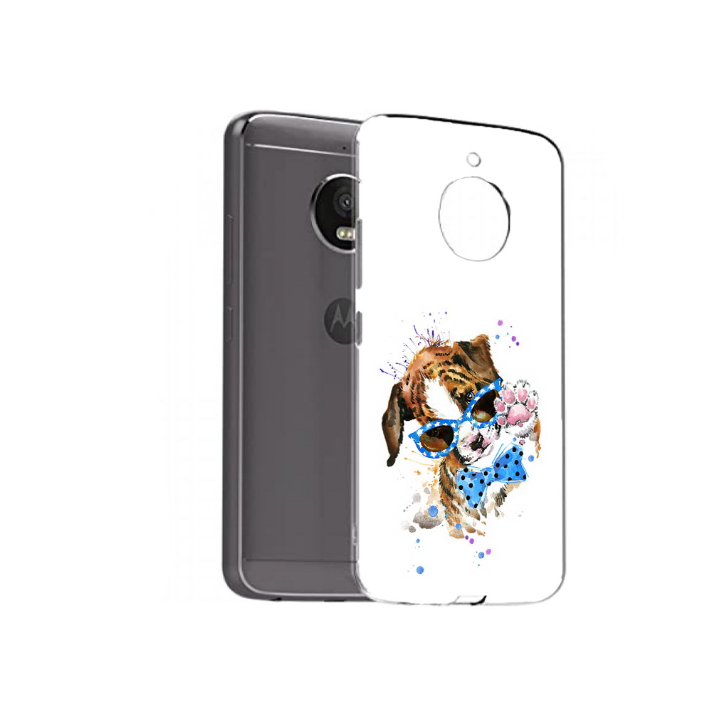 

Чехол MyPads Tocco для Motorola Moto E4 Plus лапочка (PT100001.341.434), Прозрачный, Tocco