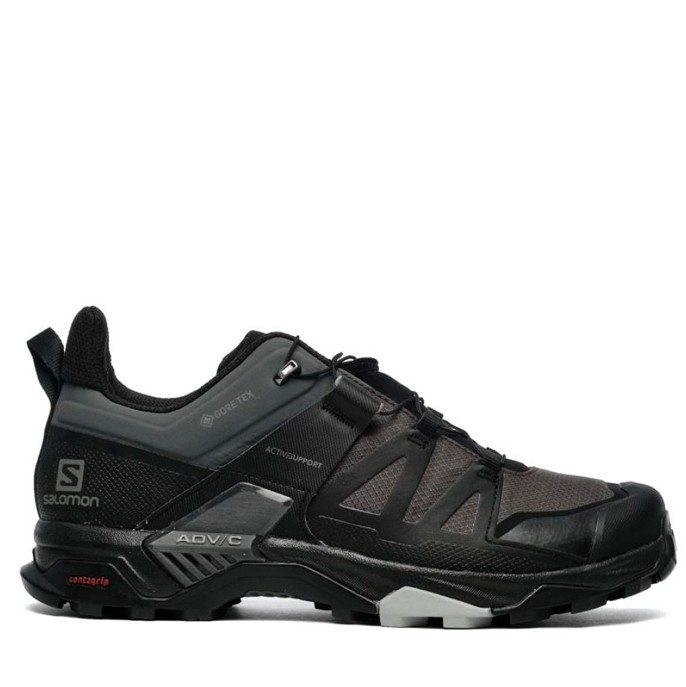 

Кроссовки мужские Salomon X Ultra 4 черные 43 1/3 EU, Черный, X Ultra 4