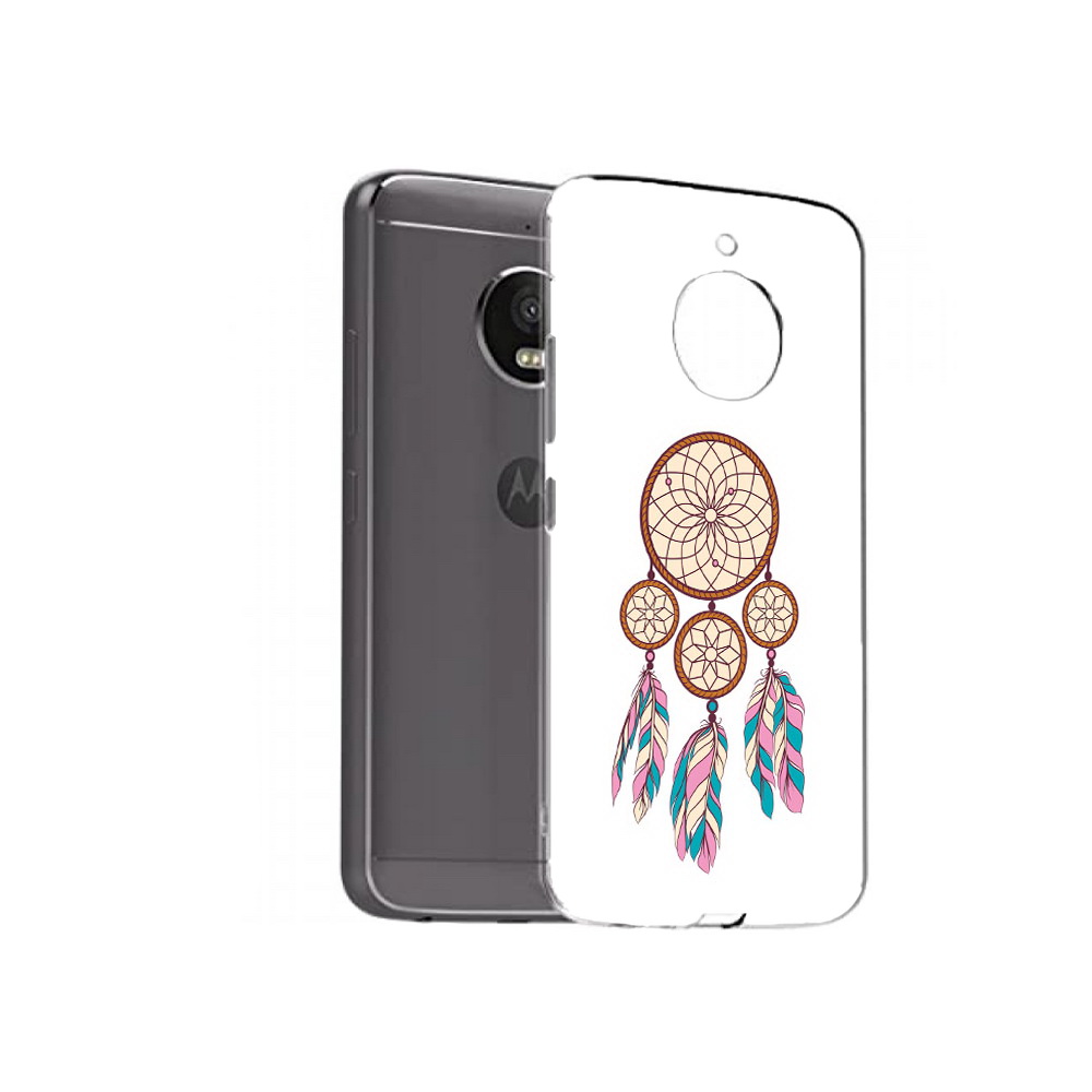 

Чехол MyPads Tocco для Motorola Moto E4 Plus ловец снов бежевый (PT100001.341.442), Прозрачный, Tocco